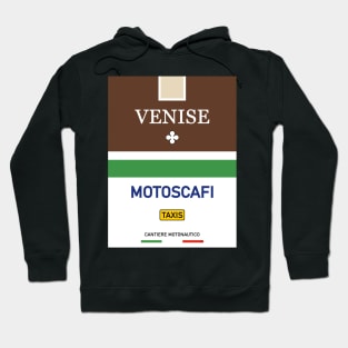 Venise Venezia Motoscafi Vaporetto Water Taxi Rialto San Marco Hoodie